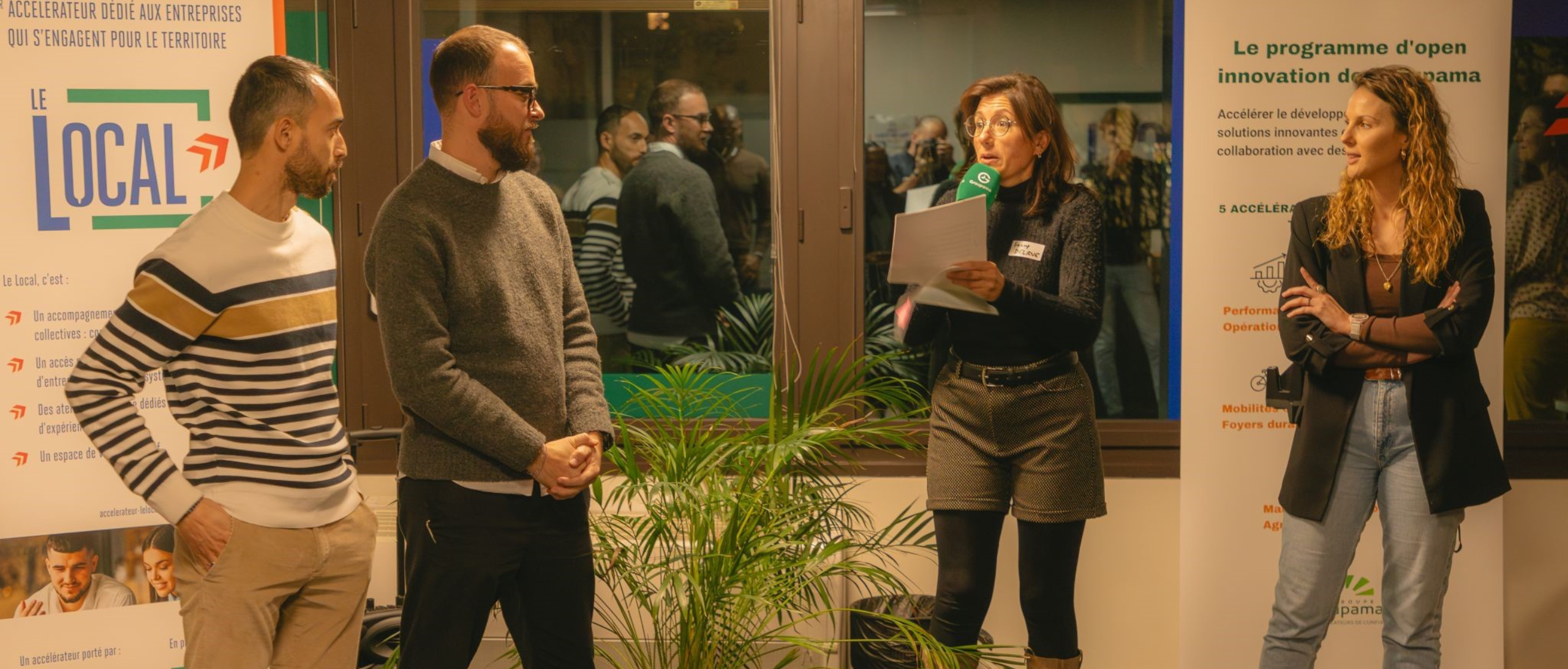 Photo prise pendant l'Afterwork au Local, après le Fresque de l'Esprit d'Entreprendre pour les entreprises accélérées